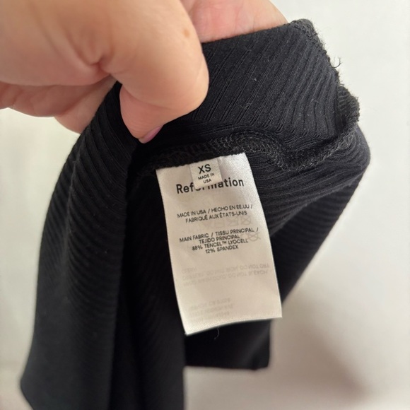 Reformation Keslee Stretch-Knit Midi Dress size XS - Picture 8 of 12